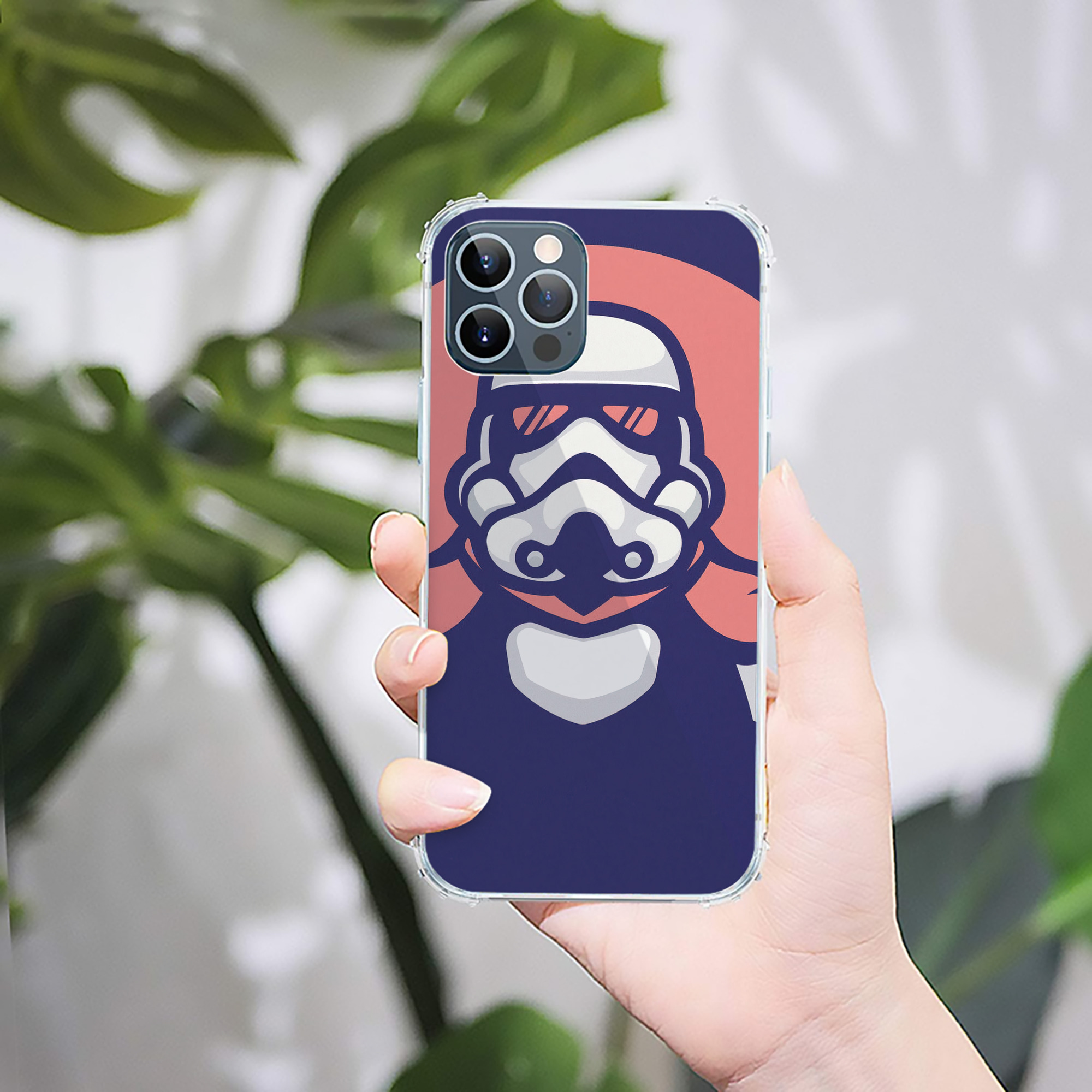 （画像用） スター・ウォーズ Star Wars 【iPhone 12シリーズ対応】透明スマホケース（クリアソフトケース）